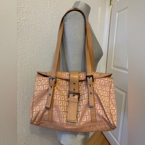 Fendi Vintage Pink Tote Bag